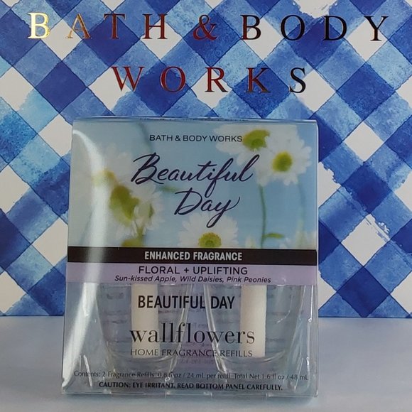BATH & BODY WORKS WALLFLOWERS REFILL 'BEAUTIFUL DAY' 2-PIECE SET - Picture 5 of 16